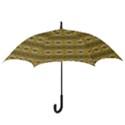 Golden Ornate Pattern Hook Handle Umbrellas (Medium) View3