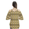 Golden Ornate Pattern Flutter Tees View2