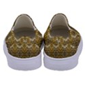 Golden Ornate Pattern Kids  Canvas Slip Ons View4