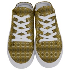 Golden Ornate Pattern Half Slippers