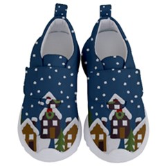 Winter Idyll Velcro Strap Shoes by Valentinaart