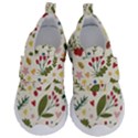 Floral Christmas pattern  Velcro Strap Shoes View1