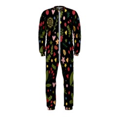 Floral Christmas Pattern  Onepiece Jumpsuit (kids) by Valentinaart