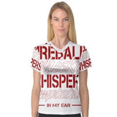 Fireball Whiskey Shirt Solid Letters 2016 V-neck Sport Mesh Tee