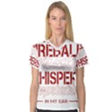 Fireball Whiskey Shirt Solid Letters 2016 V-Neck Sport Mesh Tee View1