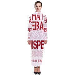 Fireball Whiskey Shirt Solid Letters 2016 Turtleneck Maxi Dress