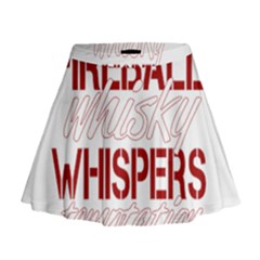 Fireball Whiskey Shirt Solid Letters 2016 Mini Flare Skirt by crcustomgifts