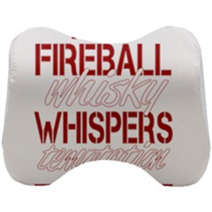 Fireball Whiskey Shirt Solid Letters 2016 Head Support Cushion