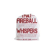 Fireball Whiskey Shirt Solid Letters 2016 Drawstring Pouch (small)