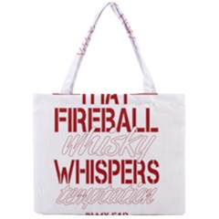 Fireball Whiskey Shirt Solid Letters 2016 Mini Tote Bag by crcustomgifts