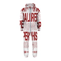 Fireball Whiskey Shirt Solid Letters 2016 Hooded Jumpsuit (kids)