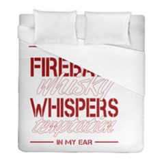 Fireball Whiskey Shirt Solid Letters 2016 Duvet Cover (full/ Double Size) by crcustomgifts