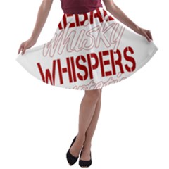 Fireball Whiskey Shirt Solid Letters 2016 A-line Skater Skirt by crcustomgifts