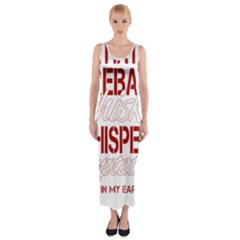 Fireball Whiskey Shirt Solid Letters 2016 Fitted Maxi Dress by crcustomgifts