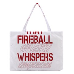 Fireball Whiskey Shirt Solid Letters 2016 Medium Tote Bag by crcustomgifts