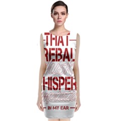 Fireball Whiskey Shirt Solid Letters 2016 Sleeveless Velvet Midi Dress