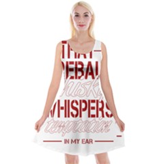 Fireball Whiskey Shirt Solid Letters 2016 Reversible Velvet Sleeveless Dress