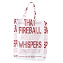 Fireball Whiskey Shirt Solid Letters 2016 Giant Grocery Tote View2