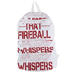 Fireball Whiskey Shirt Solid Letters 2016 Foldable Lightweight Backpack