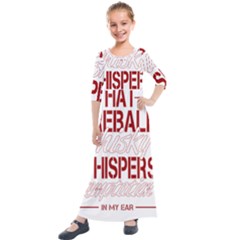 Fireball Whiskey Shirt Solid Letters 2016 Kids  Quarter Sleeve Maxi Dress