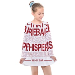 Fireball Whiskey Shirt Solid Letters 2016 Kids  Long Sleeve Dress by crcustomgifts