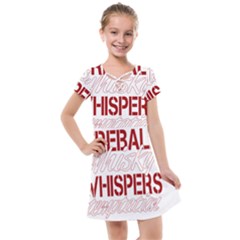 Fireball Whiskey Shirt Solid Letters 2016 Kids  Cross Web Dress