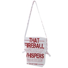 Fireball Whiskey Shirt Solid Letters 2016 Folding Shoulder Bag by crcustomgifts