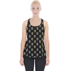 Venetian Mask Motif Pattern 1 Piece Up Tank Top