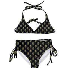 Venetian Mask Motif Pattern 1 Kids  Classic Bikini Set