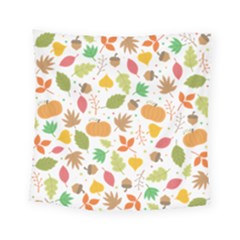 Thanksgiving Pattern Square Tapestry (small) by Valentinaart