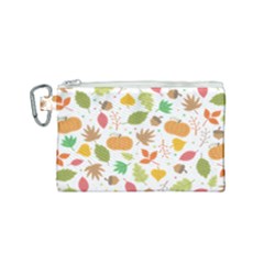 Thanksgiving Pattern Canvas Cosmetic Bag (small)