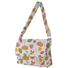 Thanksgiving Pattern Full Print Messenger Bag by Valentinaart