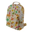 Thanksgiving pattern Flap Pocket Backpack (Large) View1