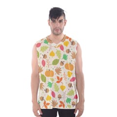 Thanksgiving Pattern Men s Basketball Tank Top by Valentinaart