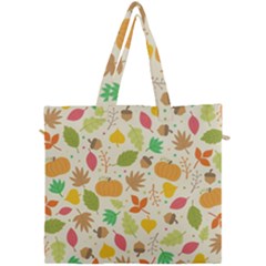 Thanksgiving Pattern Canvas Travel Bag