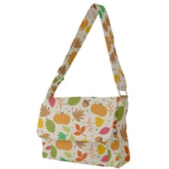 Thanksgiving Pattern Full Print Messenger Bag