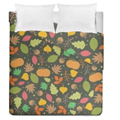 Thanksgiving pattern Duvet Cover Double Side (Queen Size)