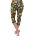 Thanksgiving pattern Capri Yoga Leggings View4