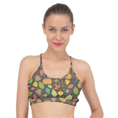 Thanksgiving pattern Basic Training Sports Bra