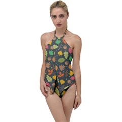 Thanksgiving pattern Go with the Flow One Piece Swimsuit