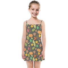 Thanksgiving pattern Kids Summer Sun Dress