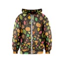 Thanksgiving pattern Kids  Zipper Hoodie View1