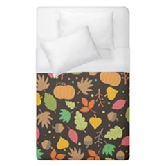 Thanksgiving Pattern Duvet Cover (single Size) by Valentinaart