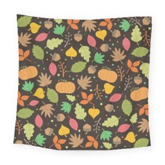 Thanksgiving Pattern Square Tapestry (large) by Valentinaart