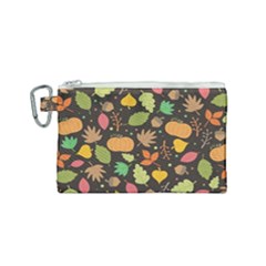 Thanksgiving Pattern Canvas Cosmetic Bag (small)