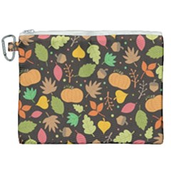 Thanksgiving Pattern Canvas Cosmetic Bag (xxl)