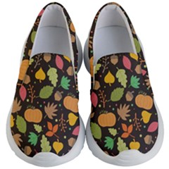 Thanksgiving Pattern Kid s Lightweight Slip Ons