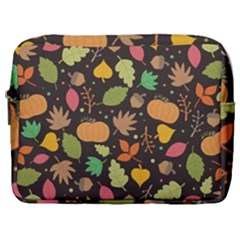 Thanksgiving Pattern Make Up Pouch (large)