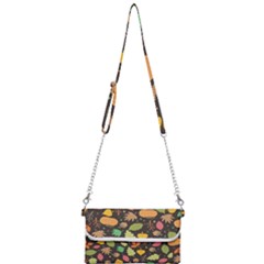 Thanksgiving Pattern Mini Crossbody Handbag