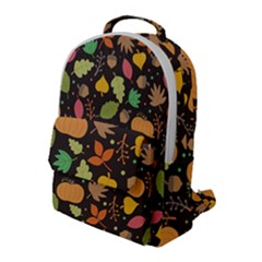 Thanksgiving Pattern Flap Pocket Backpack (large) by Valentinaart